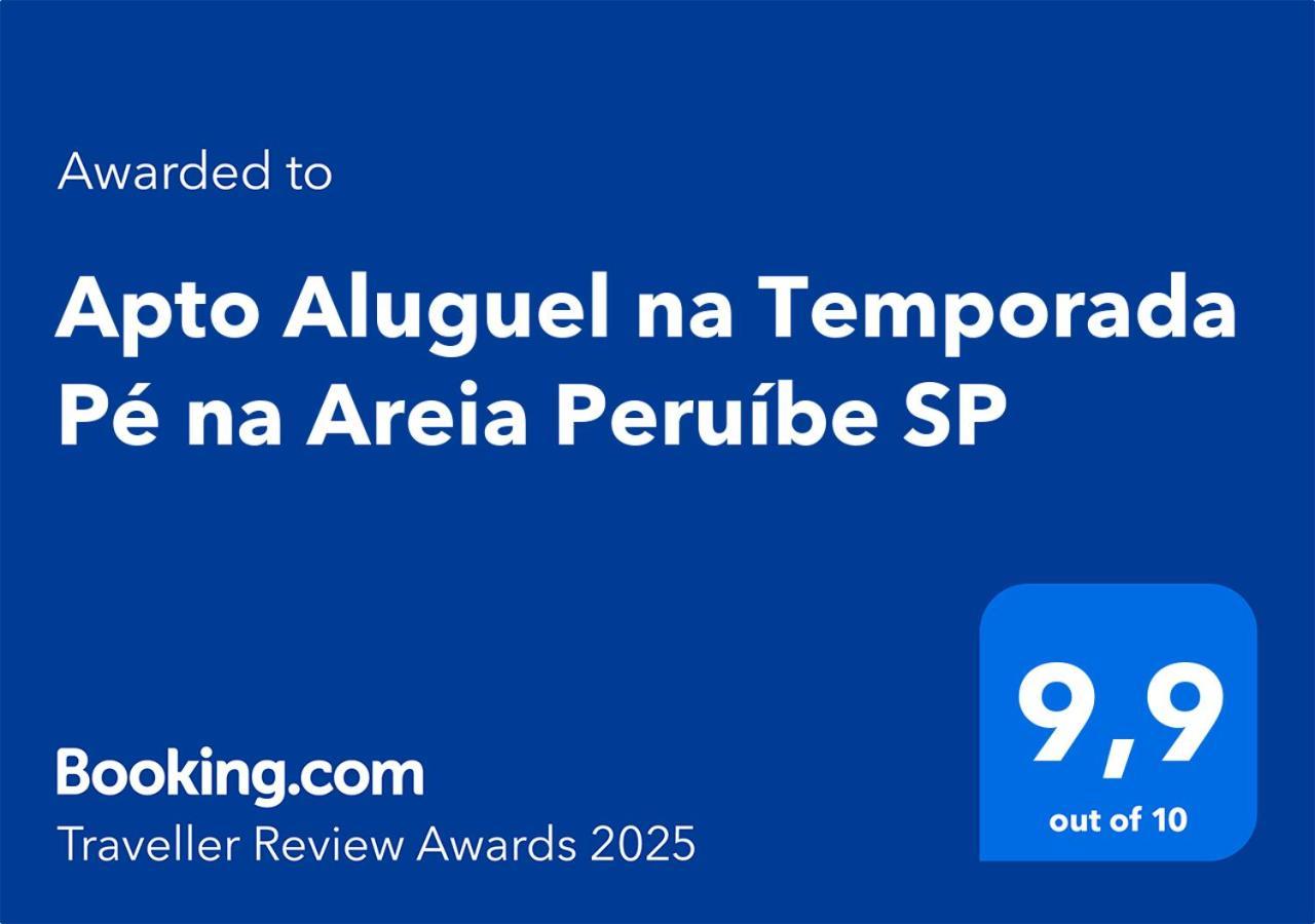 Apto Aluguel Na Temporada Pe Na Areia Peruibe Sp المظهر الخارجي الصورة